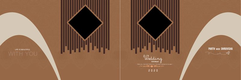 Wedding Album Cover Design PSD Free Download 12x18 2022