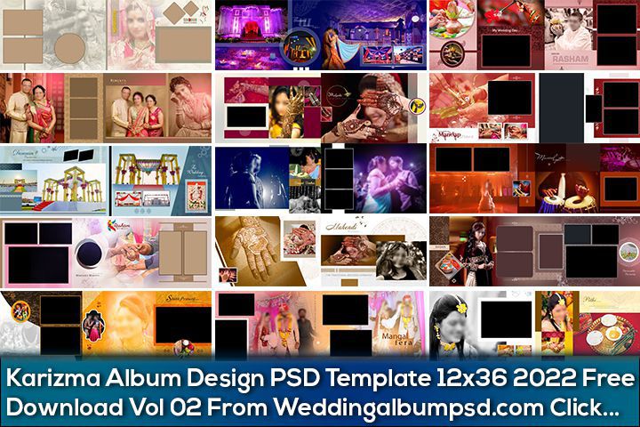 Karizma Album Design PSD Template 12x36 2022 Free Download Vol 02