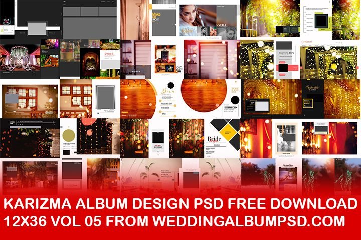 Karizma Album Design PSD Free Download 12x36 Vol 05