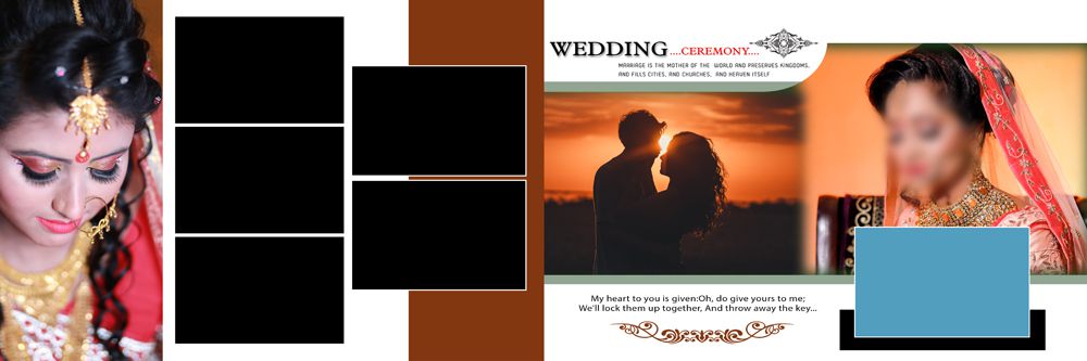 New Pre Wedding Album Design PSD 12x36 2023 Free Download