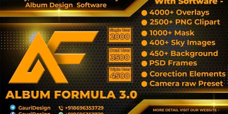 Album Formula 3.2 India's Best Album Design Software Dealer Gauri Design