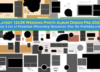 Latest 12x36 Wedding Photo Album Design Psd 2023