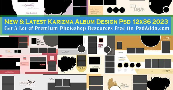 New & Latest Karizma Album Design Psd 12x36 2023