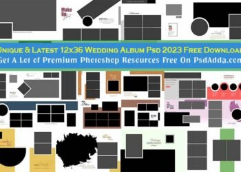 Unique & Latest 12x36 Wedding Album Psd 2023 Free Download