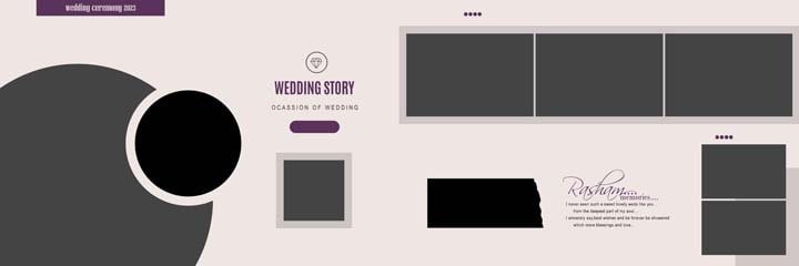 Latest 12x36 Wedding Photo Album Design Psd 2023