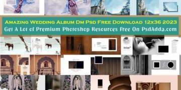 Amazing Wedding Album Dm Psd Free Download 12x36 2023