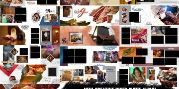 New Creative Inner Sheet Album PSD Design 12x36 Free Download 106