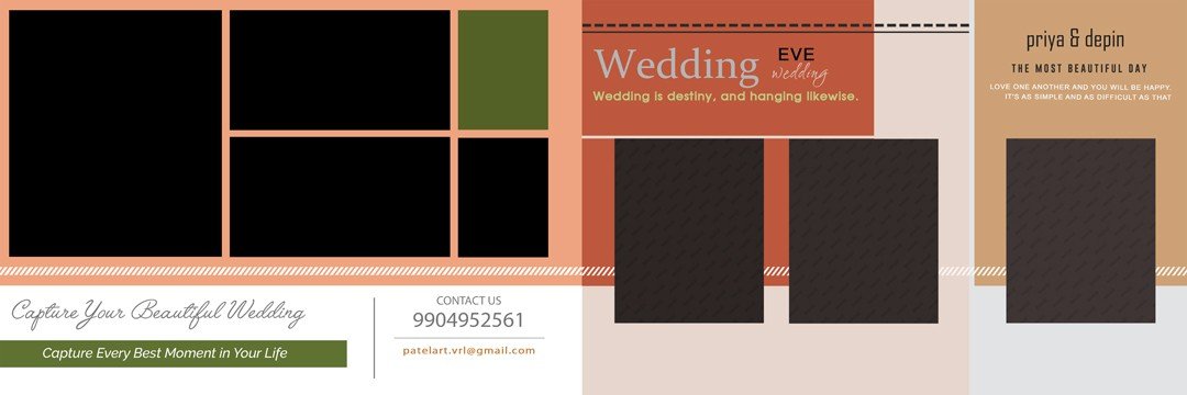 Indian Wedding Album Design 12x36 PSD Free Download 2024 VOL 119