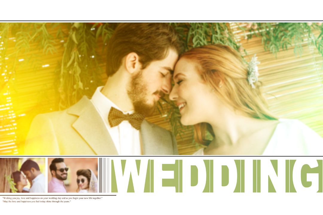 Creative Wedding Album Design PSD 18x24 Vol 130