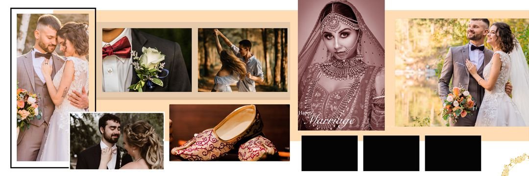 Creative Wedding Album PSD Free Download Vol 159