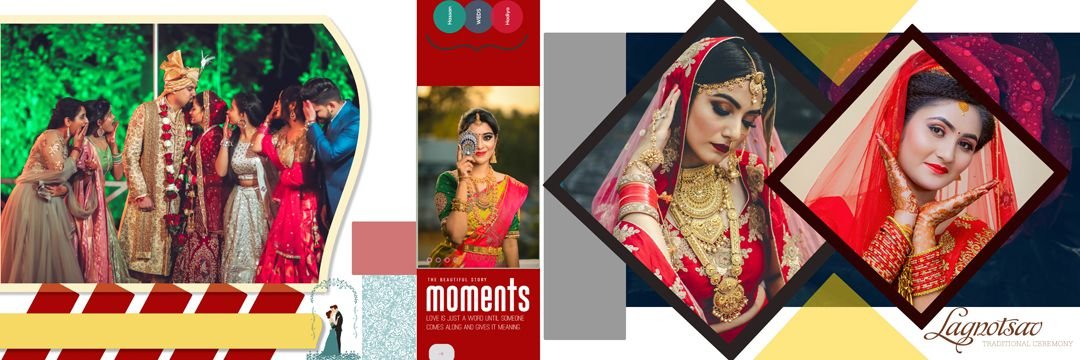 Wedding Diwali Album PSD Templates Free Download 2024 VOL 162