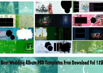 Best Wedding Album PSD Templates Free Download Vol 128