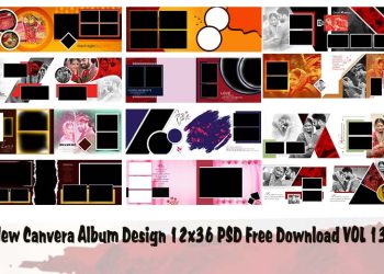 New Canvera Album Design 12x36 PSD Free Download VOL 130