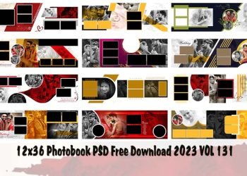 12x36 Photobook PSD Free Download 2023 VOL 131