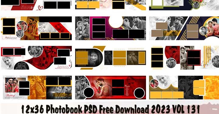 12x36 Photobook PSD Free Download 2023 VOL 131