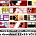 Very colourful album psd free download 12x36 VOL 135