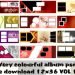 Very colourful album psd free download 12x36 VOL 135