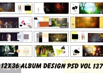 12X36 Album Design PSD Vol 137