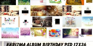 Karizma Album birthday PSD 12x36 Free Download 2024 VOL 01