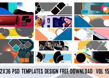 12x36 PSD Templates Design Free Download Vol 151