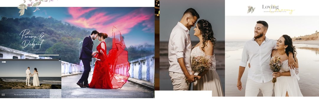 Latest Couple Album PSD Template 12×36 Vol 04