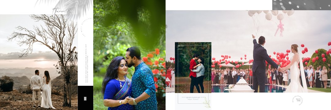 Latest Couple Album PSD Template 12×36 Vol 04