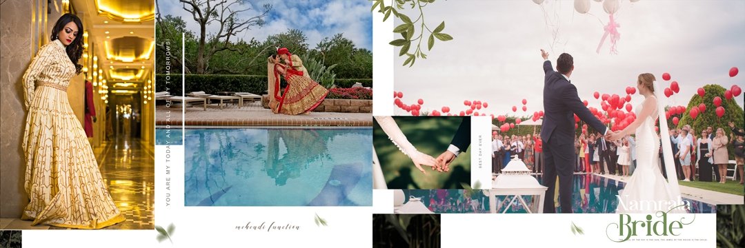Latest Couple Album PSD Template 12×36 Vol 04