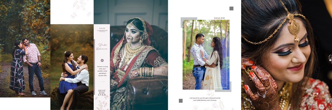 Latest Couple Album PSD Template 12×36 Vol 04