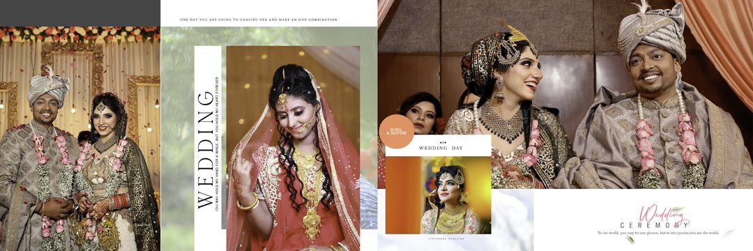 Latest Couple Album PSD Template 12×36 Vol 04